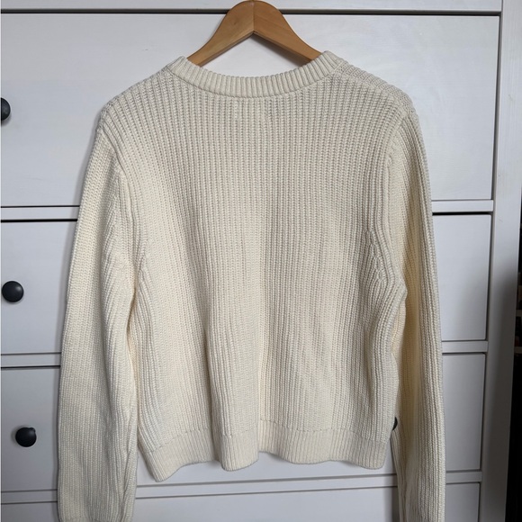H&M Cream Rib-Knit Button Cardigan - Picture 3 of 3